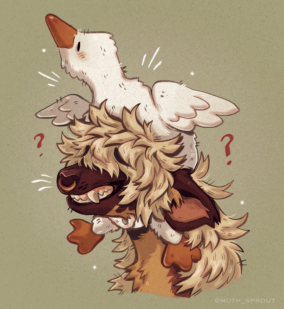 「Hmmmm….duck hat  」|✺ 𝕸𝖔𝖙𝖍 ✺ ➡️ FWAのイラスト