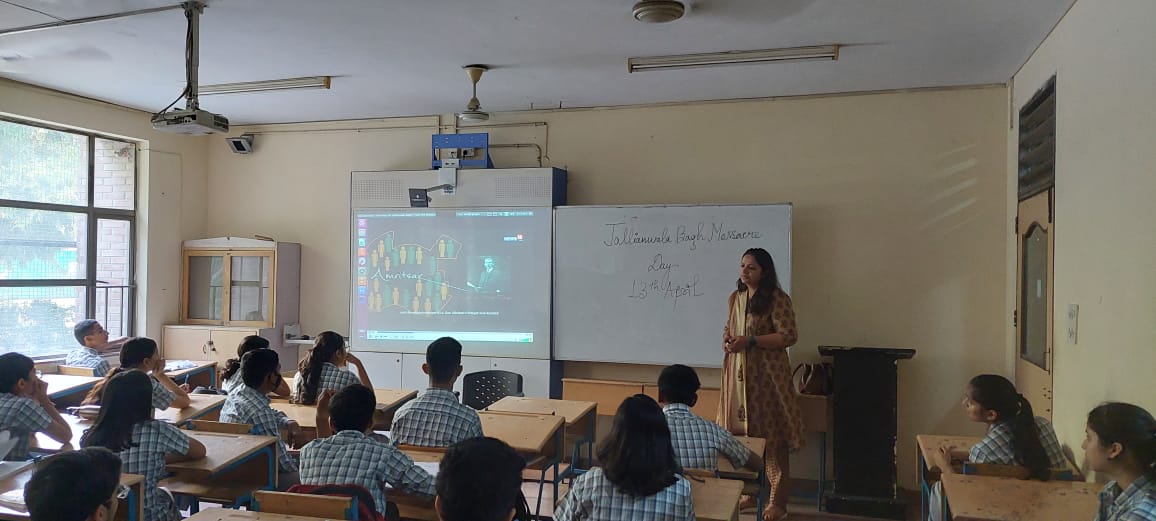 Aviya_j14's tweet photo. Today we did an social science activity, as we mark the anniversary of the Jallianwala Bagh massacre.✨️
 Let us come together as a community to remember the past, learn from it and pave the way for a better tomorrow. 🔥 @sodhisumedha @y_sanjay @ashokkp @pntduggal https://t.co/CfDBkn3Jvu