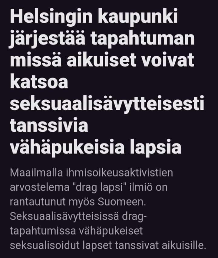 petteri_vaara's tweet photo. Helsingin kaupunki normalisoi pedofiliaa https://t.co/3hi6fU5Yb7