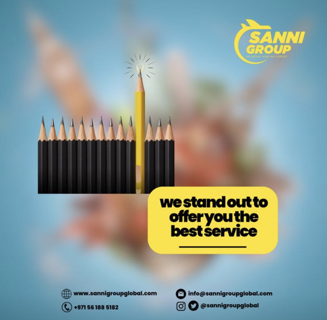 SanniGroup's tweet photo. The goal is to make the effort to surpass yourself to satisfy you.

SANNI Group is positioned as the number group in terms of booking, sale, rental all over the world 🌍.
Contact Us :
📞+971 56 188 5182
📩info@sannigrouglobal.com
🌐https://t.co/rOBz6uFWQc https://t.co/FREeocQAOM