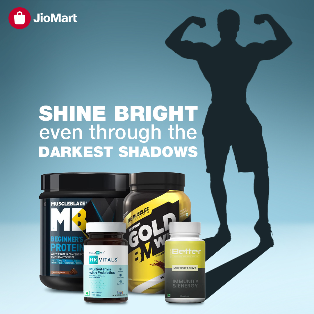 JioMart's tweet photo. Your health comes first, shop from a range of health products on #JioMart.

Head to the app now: https://t.co/TEoVxgqIpK https://t.co/W8lpoXQTbc
