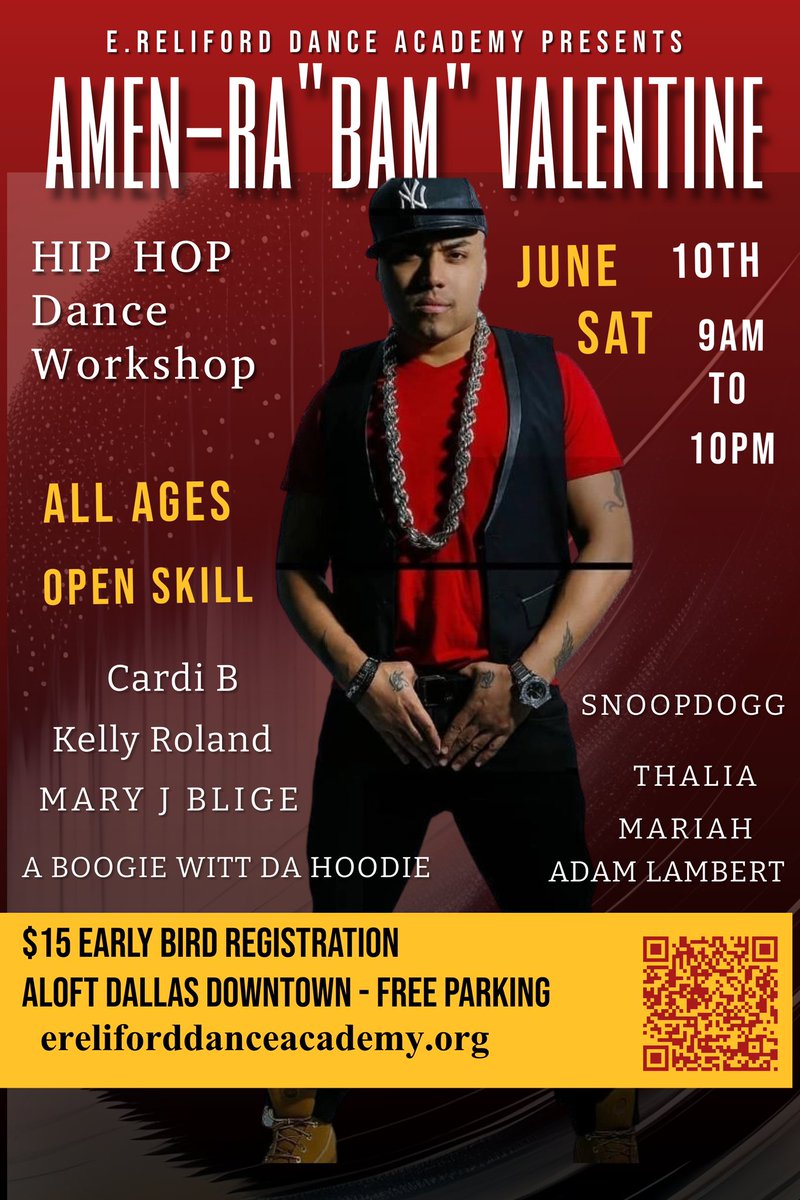 RelifordDance's tweet photo. Coming Sat. June 10 (9am-9pm) it’s the ULTIMATE MASTER CLASS &amp; DANCE WORKSHOP! Take contemporary dance classes with local masters and national powerhouse artist as well…  Sign up &amp; get your tickets NOW!!!    https://t.co/8pptaUkVr5 https://t.co/qg1rKOT7BF