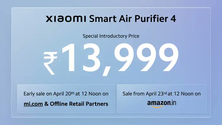alvintse's tweet photo. Breathe easy with #XiaomiSmartAirPurifier4! 🌬️ 
With 360-degree filtration, it ensures clean air in every corner of your home | Starting at Rs.13,249

#SmarterLiving https://t.co/8hkV0YDMl6