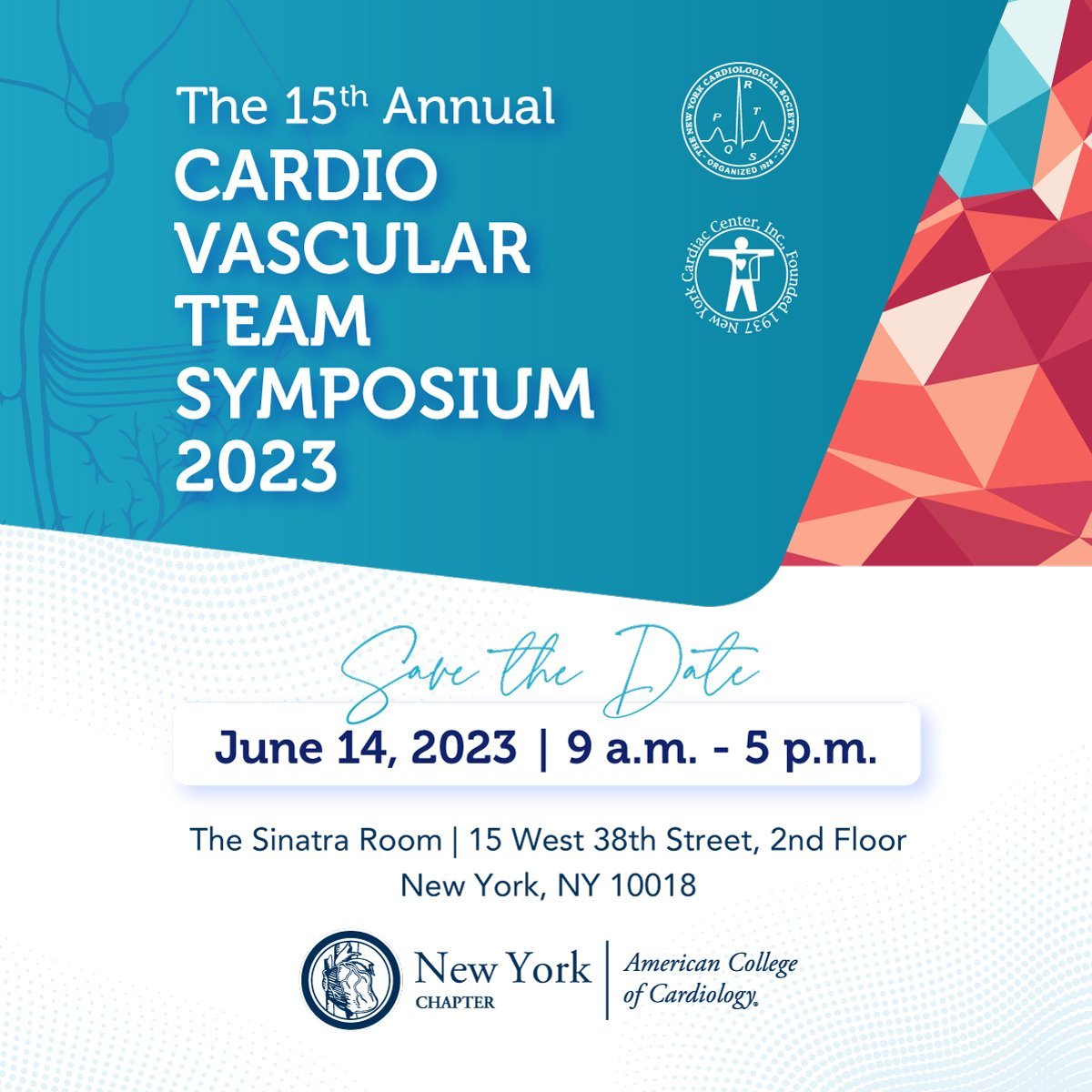 Save the date! Our speakers will include @cshores9 @TmacNY1330 @himavidula @jesshenness @BenjaminBier & Adam Zickerman of @InFormFitnessVA, & Carol Patrick, DNP! #ACCChapters