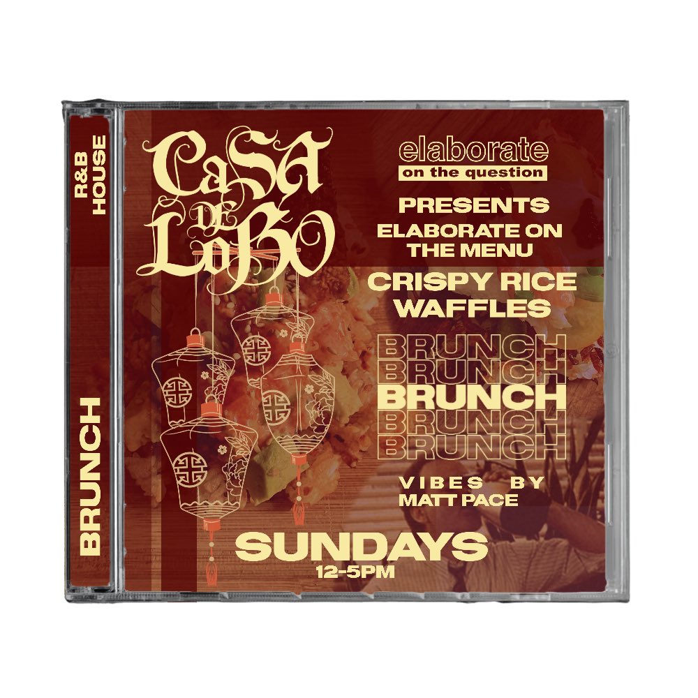 NAKIMYHC's tweet image. Brunch pop up 
April 23rd 
Free entry 
Just rsvp : 

Elaborateotq.com 

Don’t say we didn’t warn ya 😬