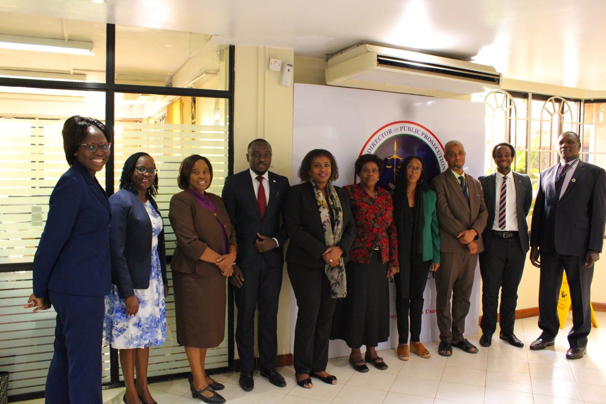 ODPP_KE's tweet photo. The @UNODC_EA  and @ODPP_KE  team yesterday held a consultative meeting to assess the impact of the interventions initiated under the Programme for Legal Empowerment and Aid Delivery in Kenya PLEAD I as they explored new areas of partnership under PLEADII 
#PLEADYETU
#HAKINAUSAWA https://t.co/kCudMuKFn3