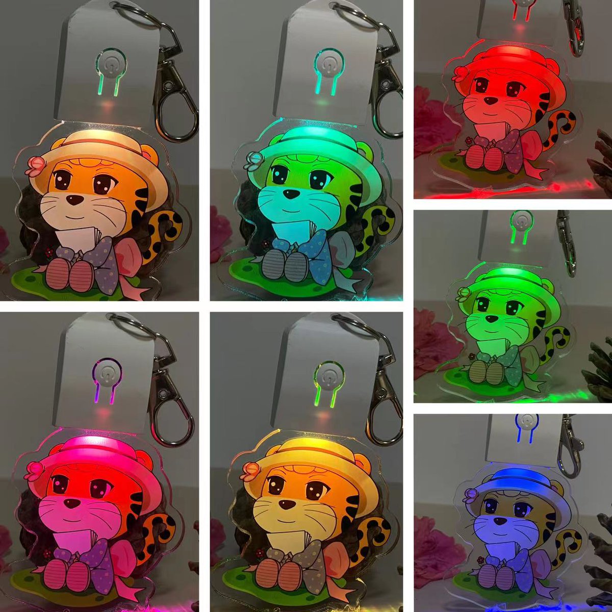 GiftsTigerkin's tweet image. I love this LED keychain too much!💖

There are 7 fexed lighting modes and 3 flash lighting modes. 

#keychain #LEDkeychain #flashkeychain #arylickeychain #acryliccharm #animekeychain #customkeychain #customcharm #animecharm #gifts #crafts #flashingkeychain