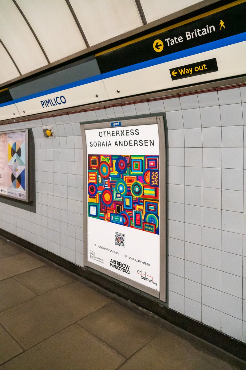 adlibgallery's tweet photo. Here's a look at some of the billboard posters from the first campaign at #pimlico tube station in #london

@ArtBelow @adlibgallery

Thank you to @cazenovecapital for sponsoring some of the posters

 #adlibgallery #artbelow #pimlico #tatebritain #contemporaryart #londonartscene https://t.co/mHwrLkc4Te