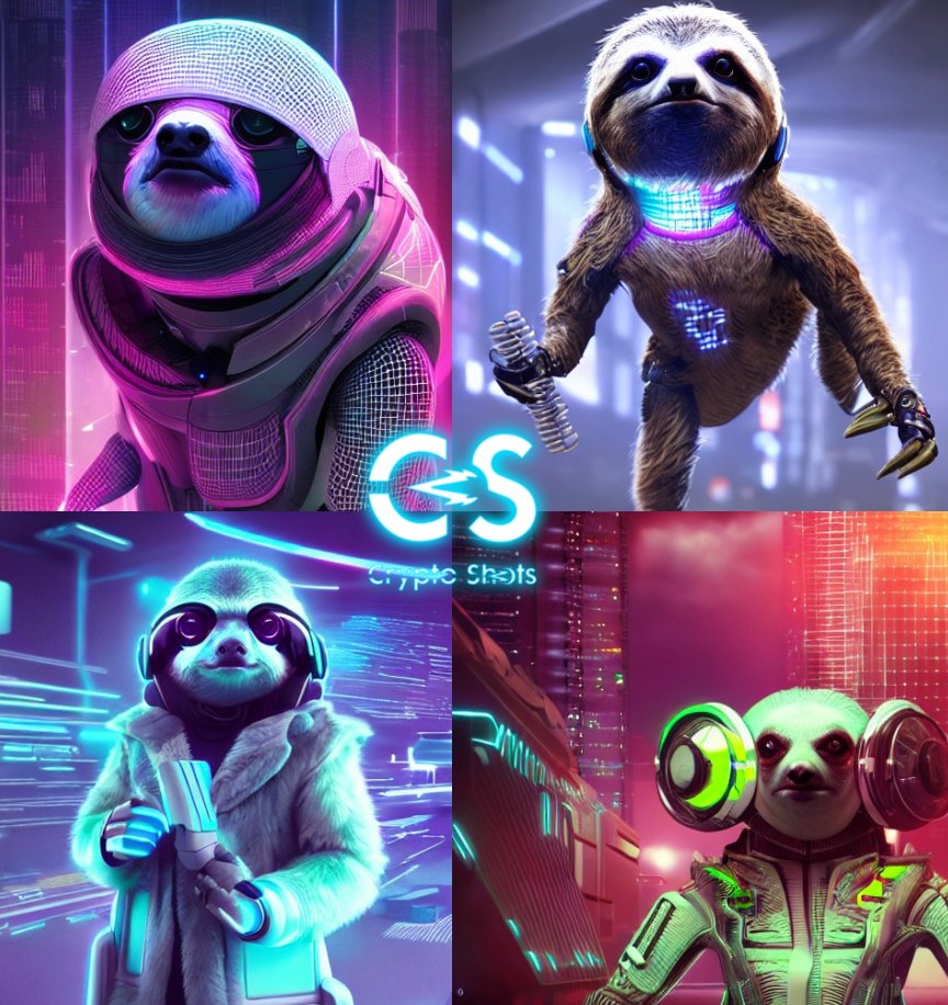 slothbuzzer's tweet photo. @threshhold_gg @cryptoshots_nft @Threshold_GG @hiveblocks @sacchigabri @newigennity @hiq_magazin @LolzProject @PGMtoken @kingofduelsgame Gotta love the #AIchat bot! She even made a cool sloth for us! https://t.co/4q3ixK5BtY