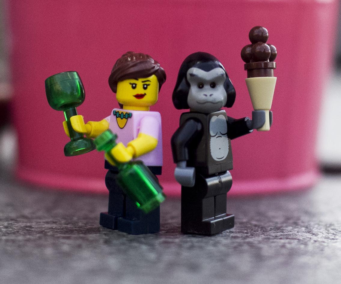 Another little #ThrowbackThursday that I found on an old phone. The first time I met the plastic (literally) legend that is <a href="/mylegoman/">mylegoman</a> back in September 2016. 
Hopefully there will be an ice-cream reunion soon. 
Watch this space.