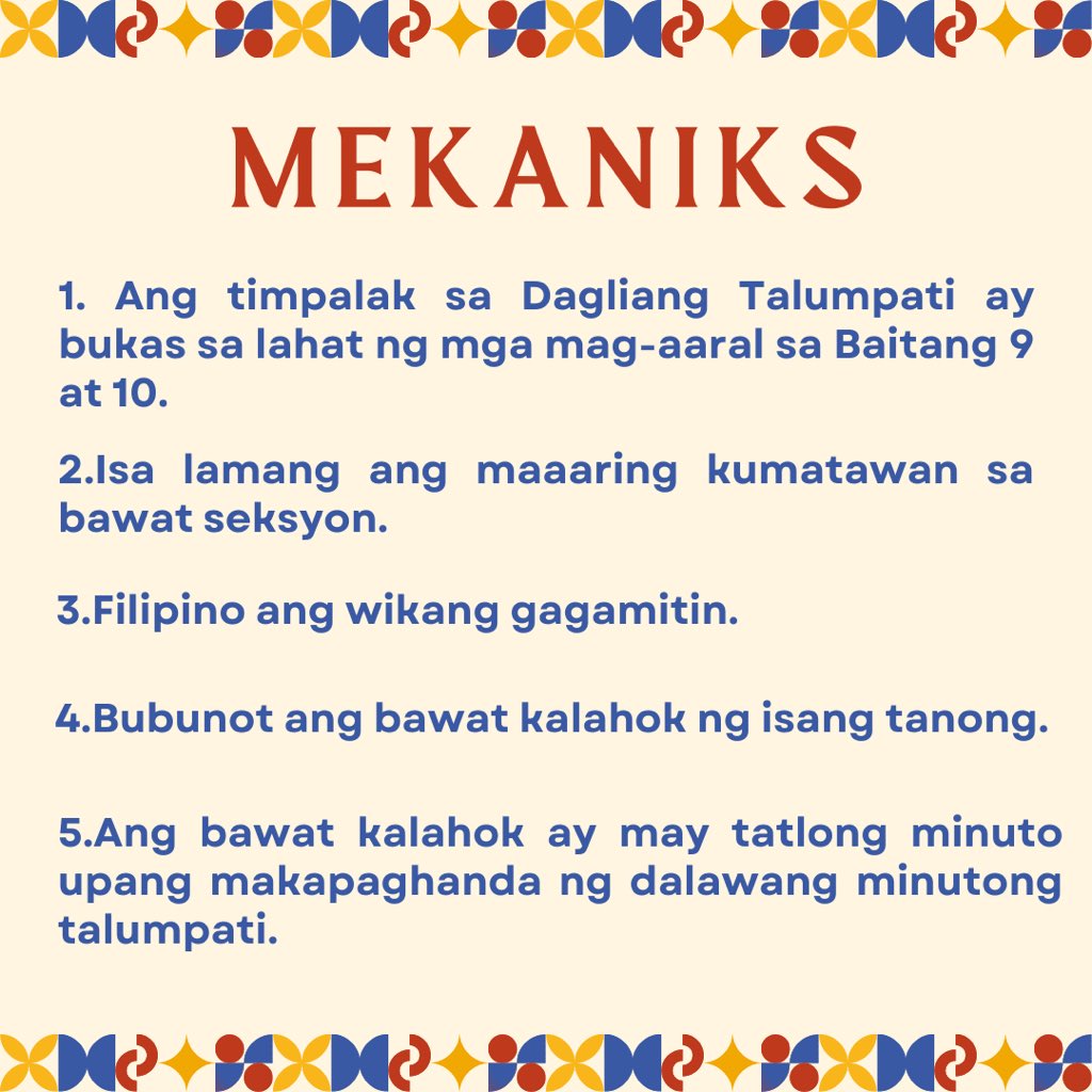 pisaydirectEVC's tweet photo. Handa na ba kayong masaksihan 👀 ang husay 👏 ng ating mga iskolar sa Dagliang Talumpati? 🗣️Panoorin bukas, April 14, sa PSHS-EVC Auditorium! 🙌 https://t.co/PXMggK2hb3