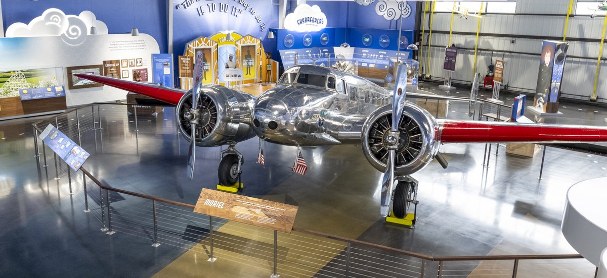 RurDev_Kansas's tweet photo. Don't miss the grand opening of the Amelia Earhart Museum tomorrow, Friday, in Atchison, #Kansas. Looks like a wonderful facility.
@AEHangarMuseum #aviation #History #GrandOpening #ThingsToDo @kansashistory 

▶️https://t.co/J2RPvvasKn https://t.co/oUDOCbqkI7