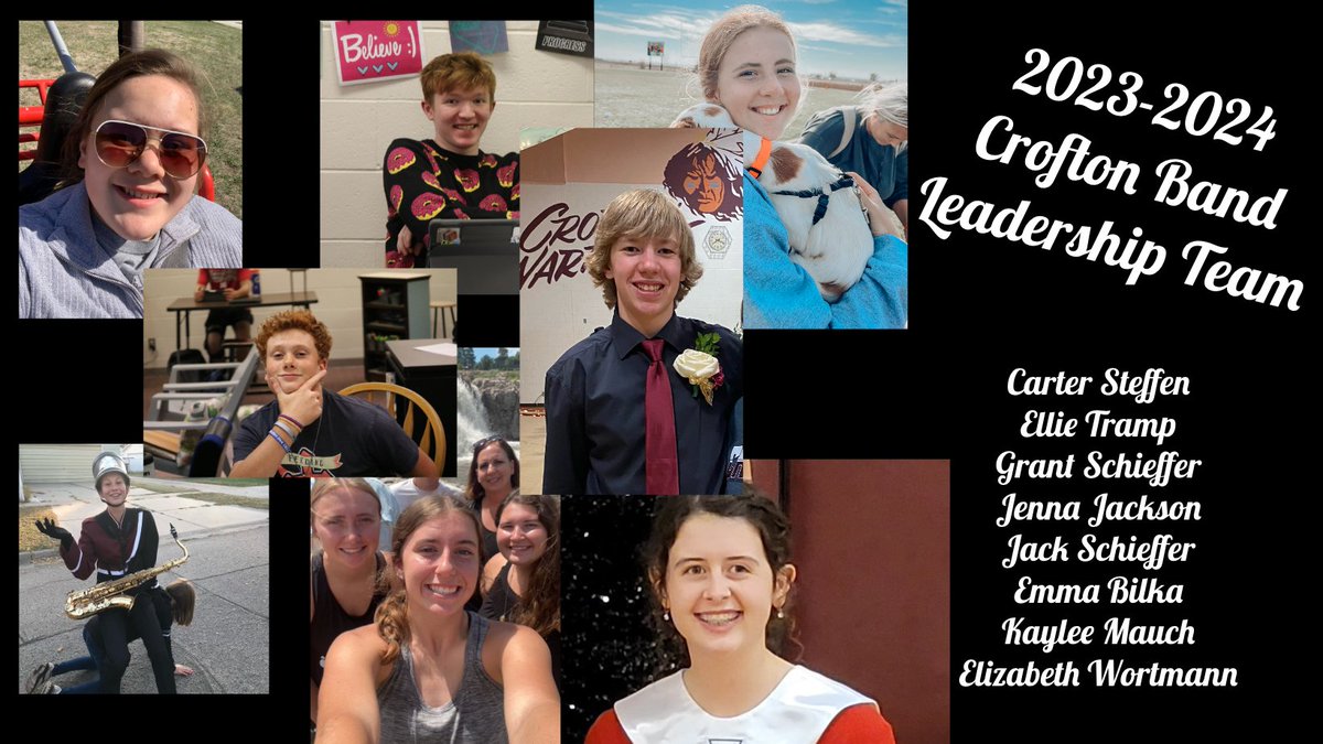 Congratulations to our 23-24 Leadership Team