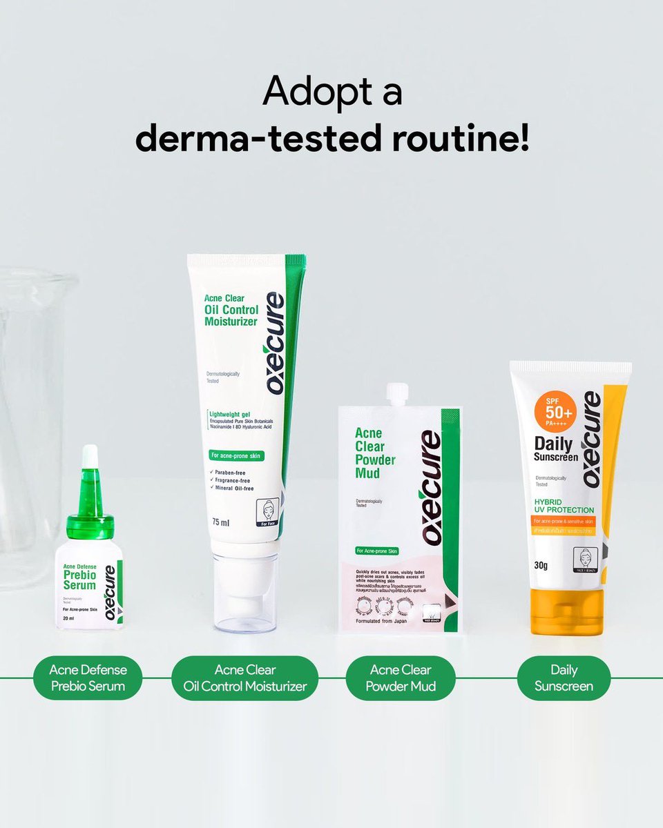 Oxecure_QA's tweet photo. Struggle with post-acne marks? Hendery of @WayV_official is here to help from the land of skincare! 🤩🇰🇷
Shop all these products at the #linkinbio to get started 🛒
#OxecurexHendery #OxecureQA #OxecureQatar #OxecureInControl #Skincare #Acne #PostAcneMarks https://t.co/wowUcanqnH