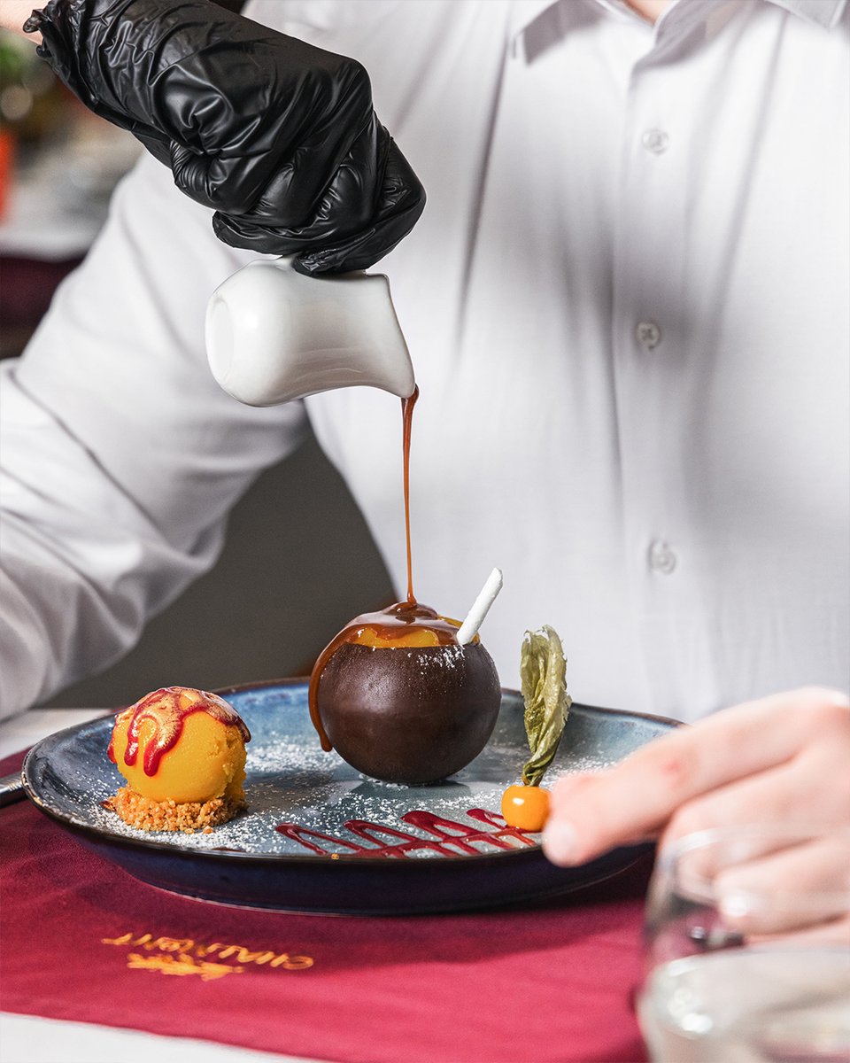 Chalmontsa's tweet photo. Our irresistible Chocolate Sphere is on another level ✨

Have you tried it yet?

#Chalmont #KSA #KAFD #Riyadh #FrenchCuisine #FineDining #Restaurant #Dessert #Chocolate #France #SaudiArabia https://t.co/beClsV9quS