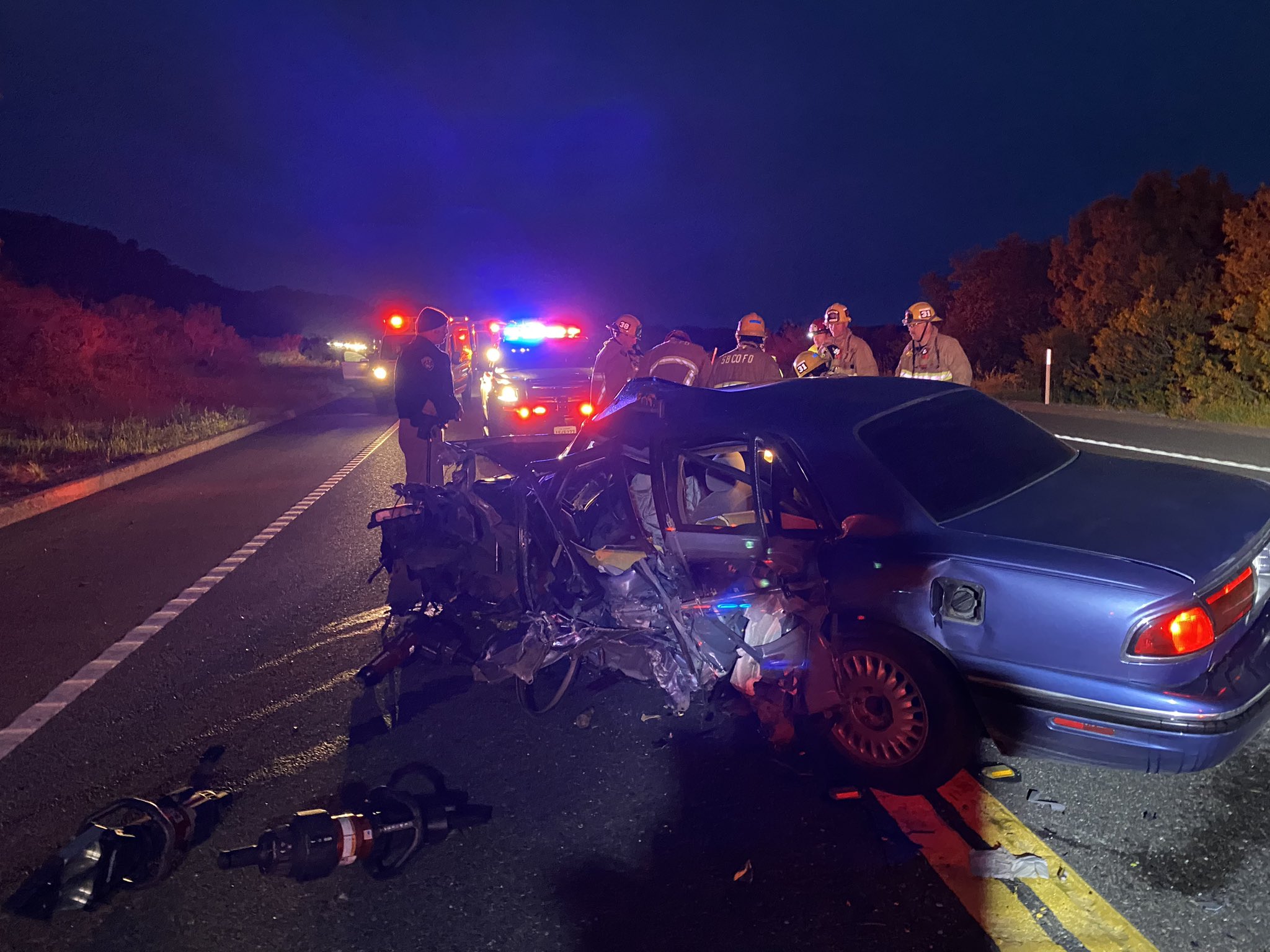 Accident Highway 101 Today - 9klza1u