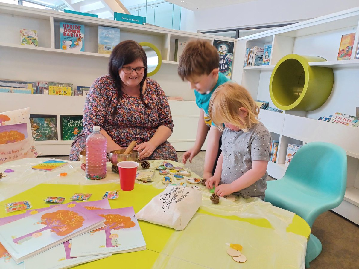 NlandLibs's tweet photo. We had a lovely time at Bedlington &amp; Ashington Libraries with local children's author Holly Taylor.  She came along and read her book 'The Magic Inside of Me' all about how children can manage their worries.  A big thanks to Holly for this wonderful event! https://t.co/v0pd9LhUM0
