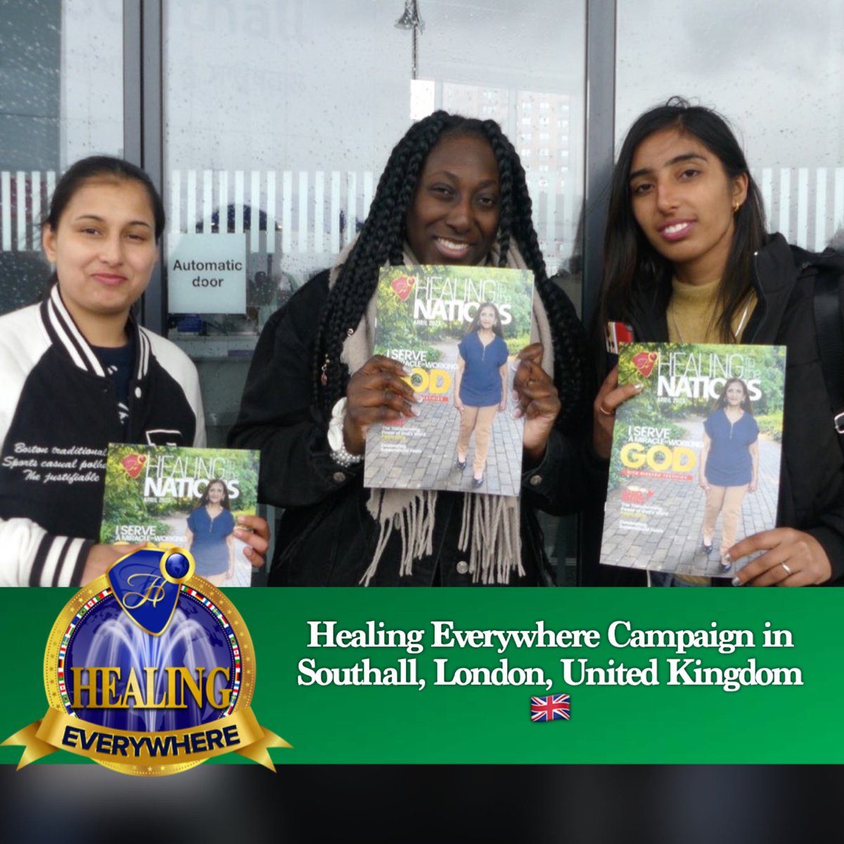 HEverywhere_'s tweet photo. HEALING EVERYWHERE CAMPAIGN BY SOUTHALL, LONDON, UK 🇬🇧🇬🇧🇬🇧!!! 

Give hope and healing to someone today. Simply visit https://t.co/GijUhKZ8Q1 and sponsor a healing outreach with the Healing to the Nations Magazine. 

#healingeverywhere
#healingtothenations https://t.co/fH181XIicy