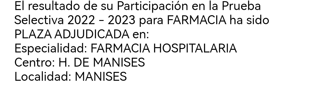 Ahora si, oficialmente R1 de Farmacia hospitalaria en el @HospitalManises!! 🏥💊
-IRes de otras especialidades, estamos en contacto 🤙🏼😊