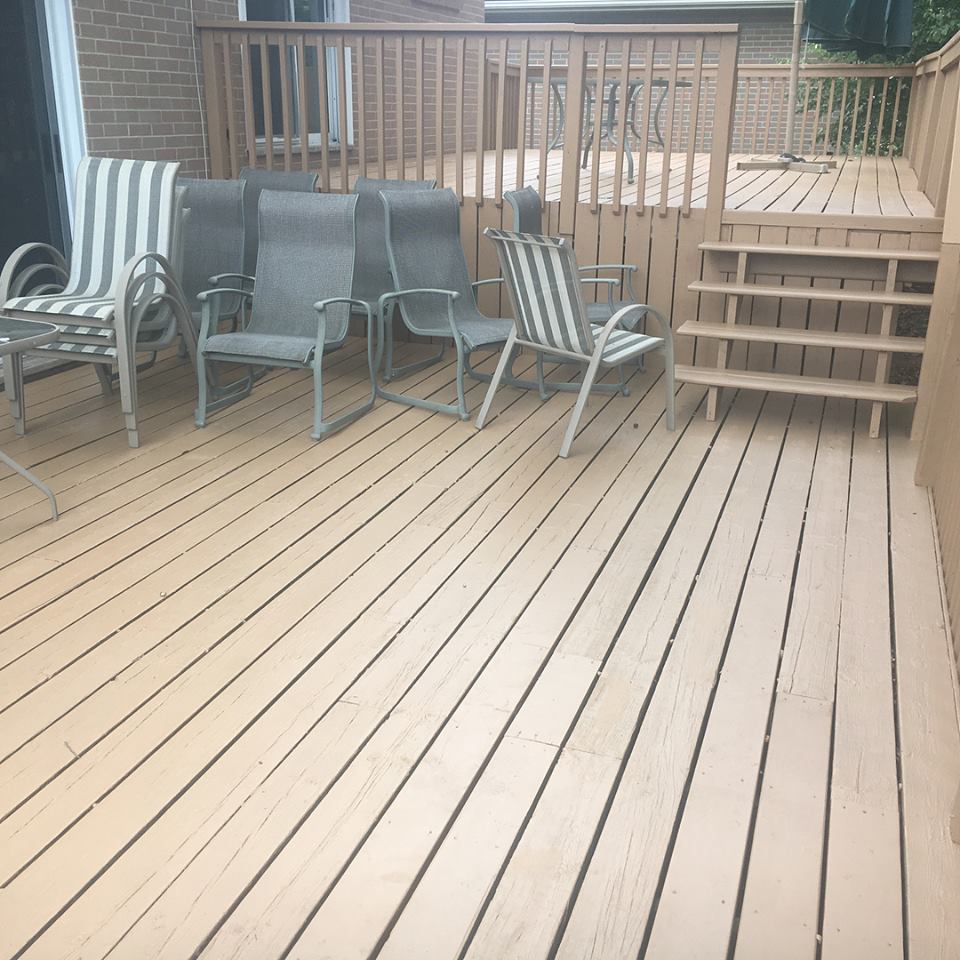DeckGoose's tweet photo. What I call a "zombie deck". It's really dead but somehow, it's still able to function. Probably should call it "Frankenstein deck" but zombies are popular. 🤣Older couple on a tight budget who were selling to downsize. Delivered the needed results on budget. https://t.co/ZJBbNaGnwF