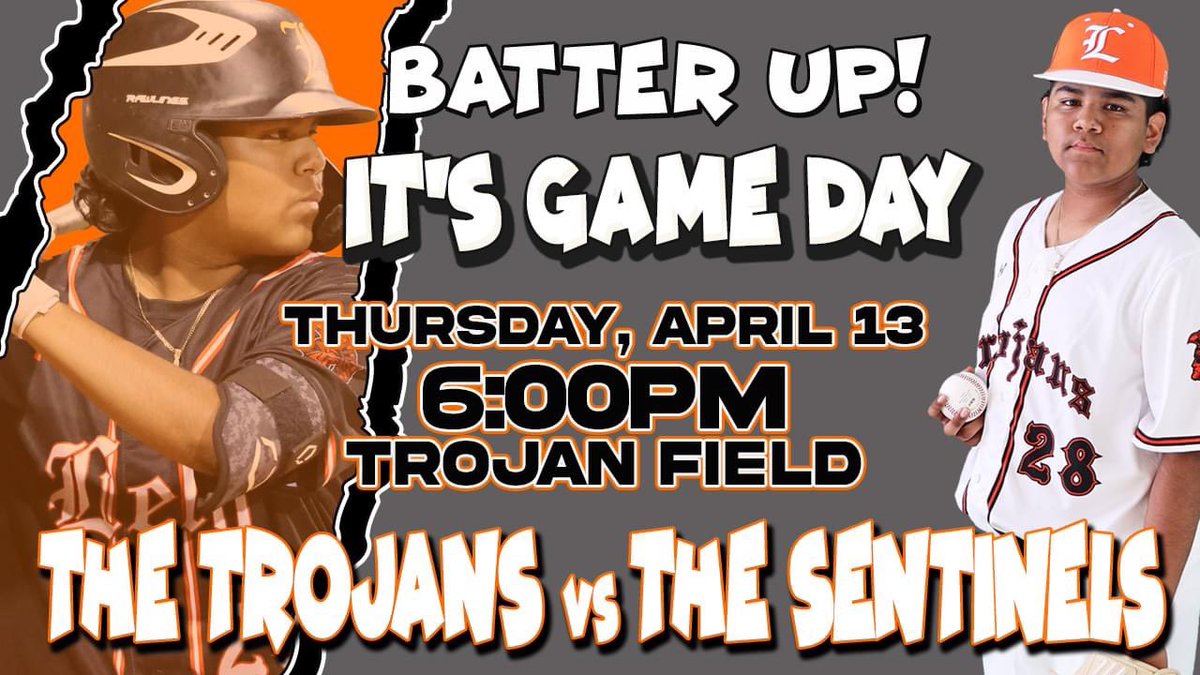 Lely_Baseball's tweet photo. GAMEDAY! Your Trojan baseball team takes on Evangelical Christian tonight @ 6 @ Lely! @WeAreLely #TrojanPride https://t.co/tFcPc4l55g