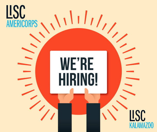 Please share!!! <a href="/KzooLISC/">LISC Kalamazoo</a> is currently partnering with five organizations to place #AmeriCorps members throughout the community and is urgently looking to fill positions. For more information on the positions and how to apply visit: lisc.org/kalamazoo/our-…