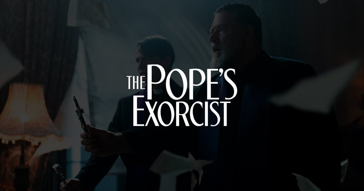CinemaTweets1's tweet photo. It's been nearly four decades, but somehow @russellcrowe still knows how to lead a box office hit. #ThePopeExorcist (🌟🌟🌟) is a straight heater. This movie works in large part because of its self-awareness. Julius Avery's horror-mystery never takes itself too seriously & gives Russell Crowe room to dance. Once again, Crowe reminds us that he has a power & charisma that few actors have ever matched.