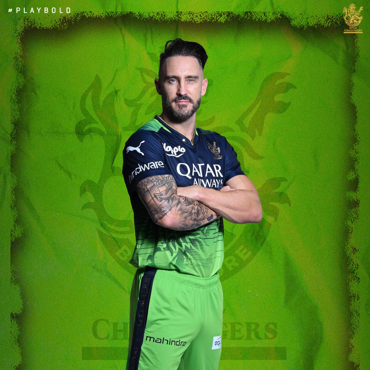 RCBTweets's tweet photo. Lookin’ fresh and oh so clean,
For the right cause, we wear GREEN! 👊🟢

How cool are the #RCBxPuma kits for the Go Green game, 12th Man Army? 🤩

#PlayBold #ನಮ್ಮRCB #IPL2023 #GoGreen @pumacricket https://t.co/uRRurfqMWk