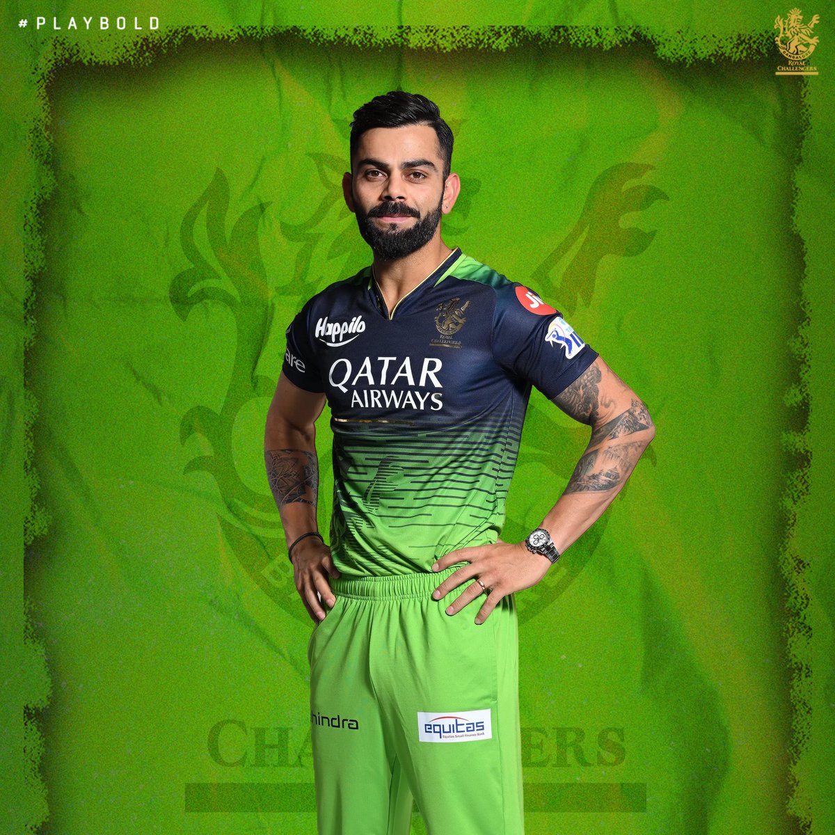 RCBTweets's tweet photo. Lookin’ fresh and oh so clean,
For the right cause, we wear GREEN! 👊🟢

How cool are the #RCBxPuma kits for the Go Green game, 12th Man Army? 🤩

#PlayBold #ನಮ್ಮRCB #IPL2023 #GoGreen @pumacricket https://t.co/uRRurfqMWk