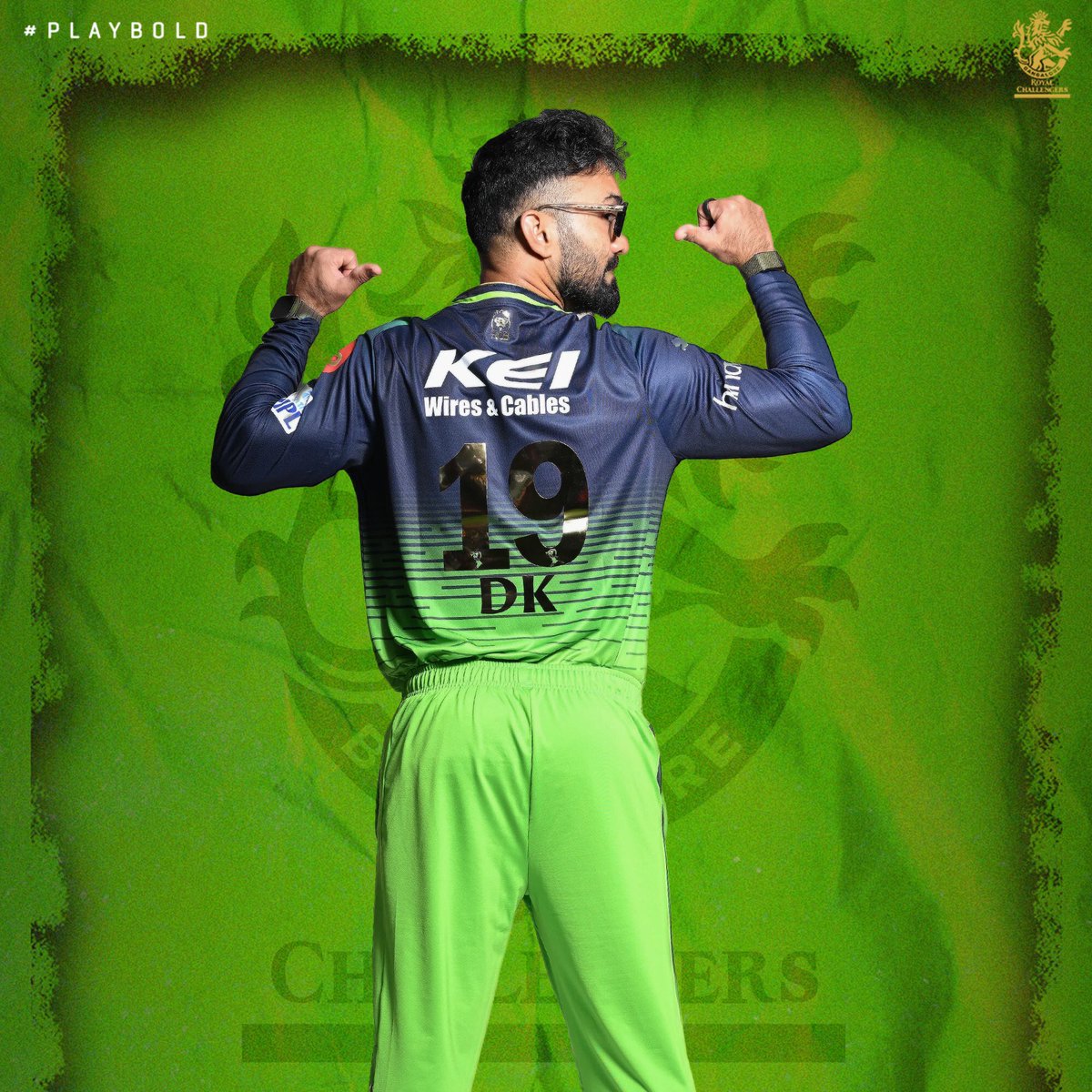 RCBTweets's tweet photo. Lookin’ fresh and oh so clean,
For the right cause, we wear GREEN! 👊🟢

How cool are the #RCBxPuma kits for the Go Green game, 12th Man Army? 🤩

#PlayBold #ನಮ್ಮRCB #IPL2023 #GoGreen @pumacricket https://t.co/uRRurfqMWk