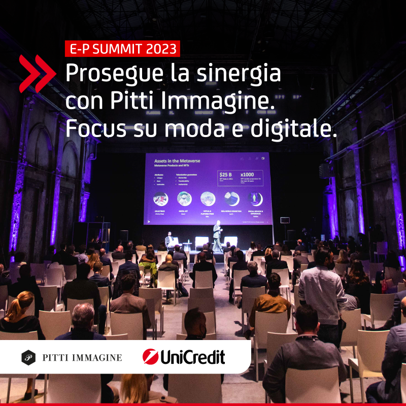 UniCredit_IT's tweet photo. #OurCommunities: con #ePsummit prosegue la sinergia tra #UniCredit e #PittiImmagine, avviata nel 2020, che tiene alti i riflettori sul comparto della moda Made in Italy, con un focus sui temi dell'#innovazione e della #sostenibilità.
📌 #OurFuture #ESG #Digital