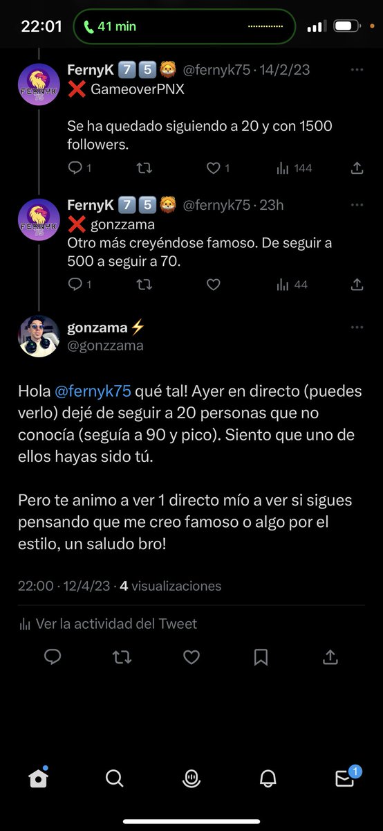 gonzzama's tweet photo. Me acabo de encontrar un hater🙃 https://t.co/sYNlpMvRCe