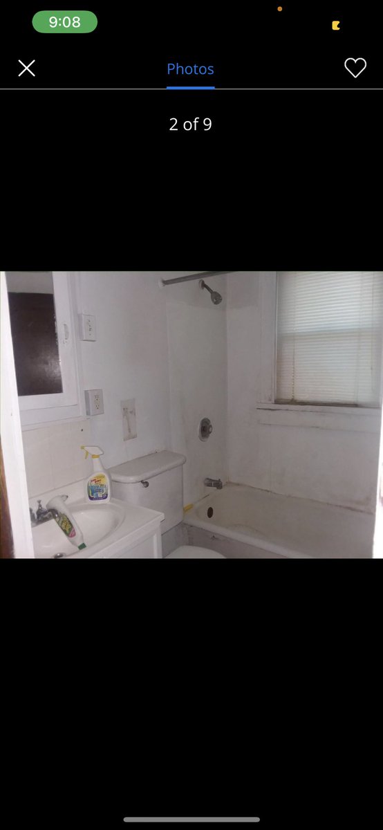 HannahhhPyle's tweet photo. This is a photo of a bathroom in a unit posted for $1200. I don’t even have words https://t.co/vUqR5pUKo4