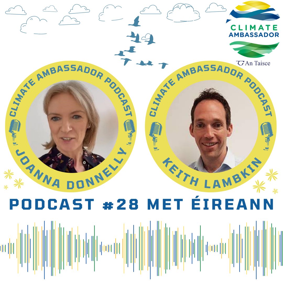 climate_ambass's tweet image. Ever wondered what actually causes our climate to change ? Head of Climate Services Keith Lambkin and Meteorologist Joanna Donnelly join us to do what we all love to do – talk about the weather! 

Link in Bio or listen here:audioboom.com/posts/8248335-…

#metéireann #weather