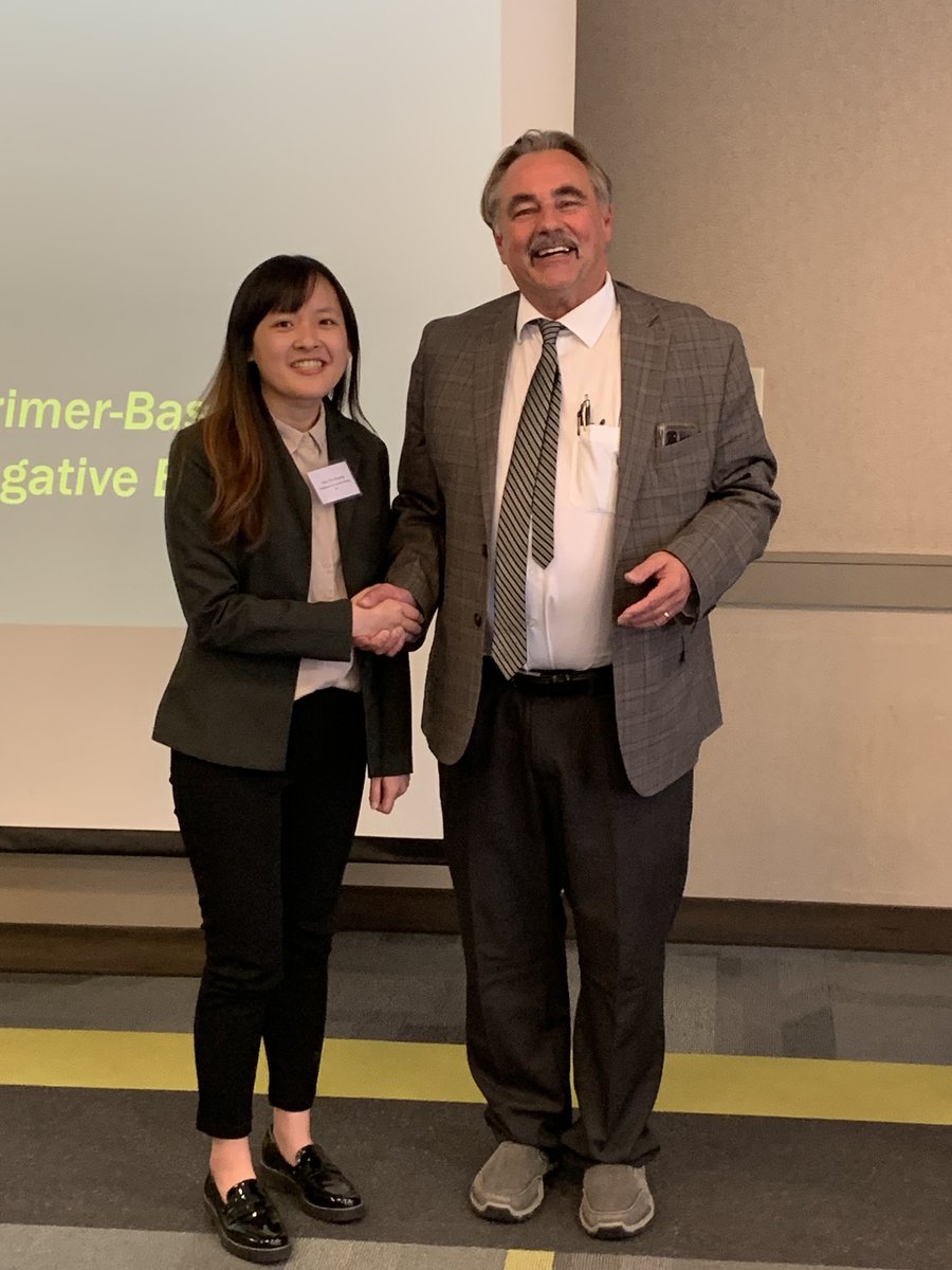 SandTBioSci's tweet photo. Congrats to our @SandTBioSci grad students Jenn Harrell and Grace Chuang for earning #BestCommunication and 2nd place #BestOralPresentation at the #GradShowcase https://t.co/tRVWSVVhFK