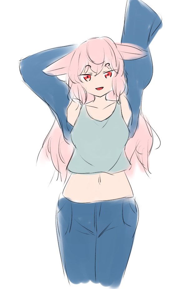 「上下ジーパンめめめちゃん… 」|酒匂終日のイラスト