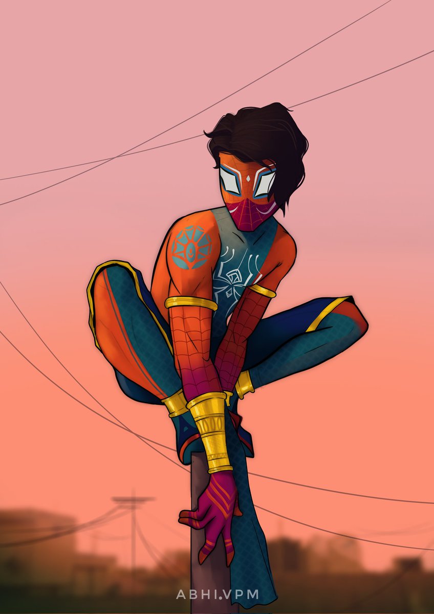 AbhiVpm's tweet photo. Pavitr Prabhakar. ❤
Hyped for this one #acrossthespiderverse 
@SonyAnimation
#spiderman #spidermanacrossthespiderverse #pavitrprabhakar #fanartfriday #milesmorales #intothespiderverse #spiderverse https://t.co/KAOkJ1acND
