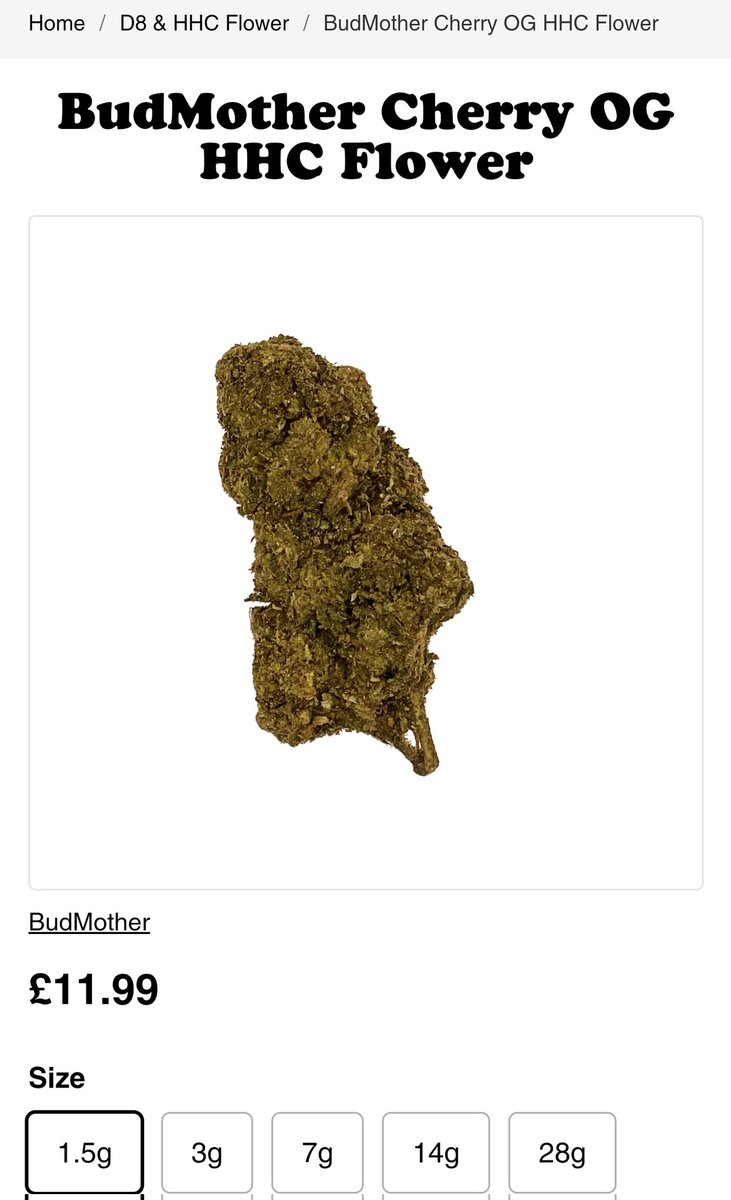 MoReeceJreal's tweet photo. Check out our #CherryOG #HHC flower at #budmother via the link below
https://t.co/iNwBvYaThH

#CBD #Hemp #cannabis #delta8 #UnitedKingdom https://t.co/vLa3UkaQaq