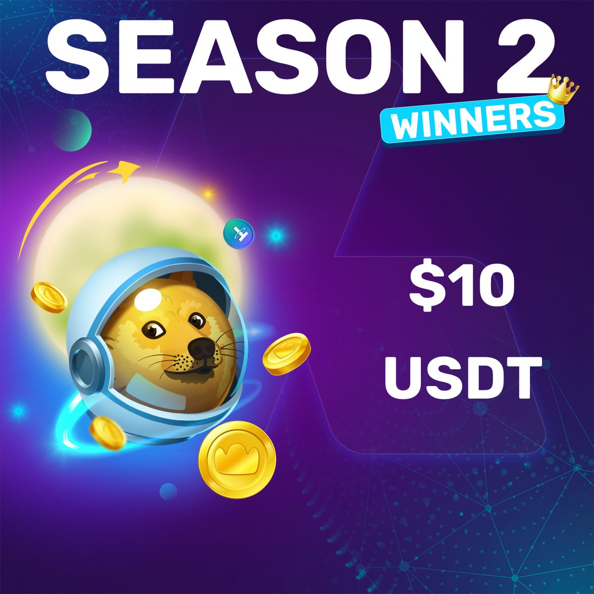 💸 10$ USDT 💸

🏆 See full list of winners: t.me/arenum_announc…

🥳 Congratulations! Winnings will be added to your arenum.io account very soon