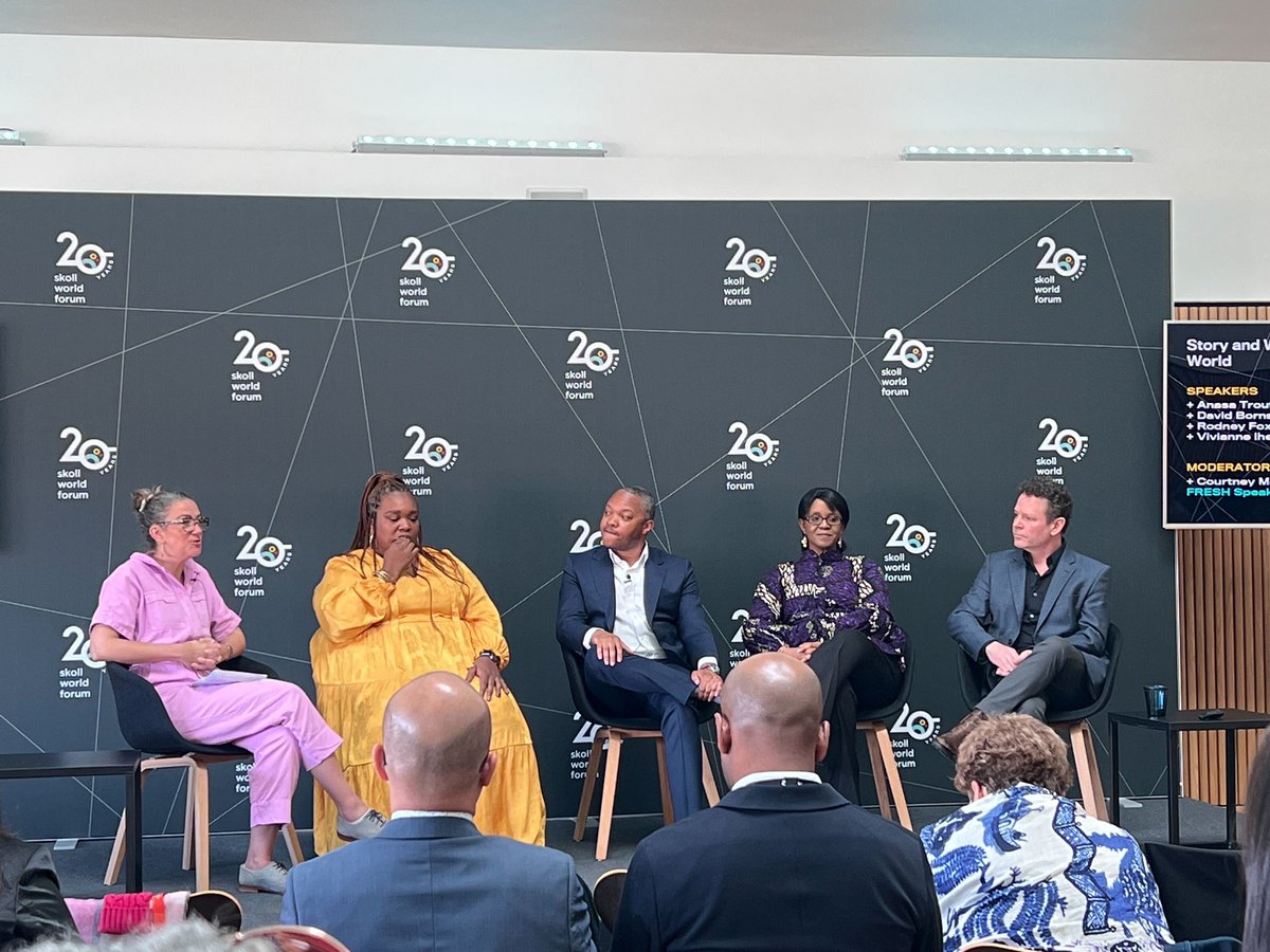 On “the narrative of racial hierarchy” in journalism: “It’s not just about stopping telling stories of stigma, but telling stories of agency.” - @dnbornstein #SkollWF