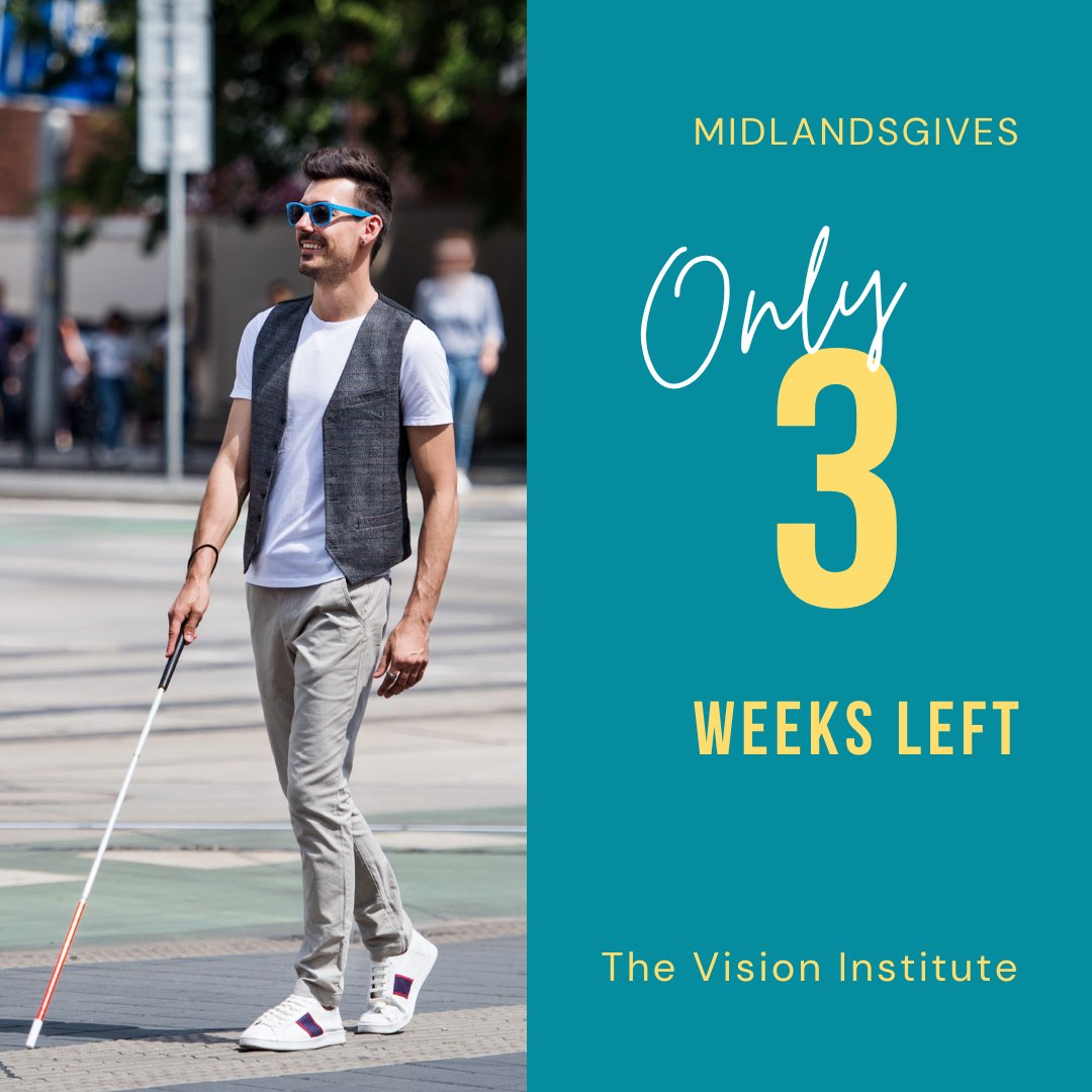 TVIofSC's tweet photo. We are only 3 weeks from #MidlandsGives   When you donate to TVI, you provide cane skills to someone with vision loss through TVI’s personalized Orientation and Mobility program. To provide independence to friends with vision loss, visit: https://t.co/fKvboRGtL1 https://t.co/1cePqA3h29