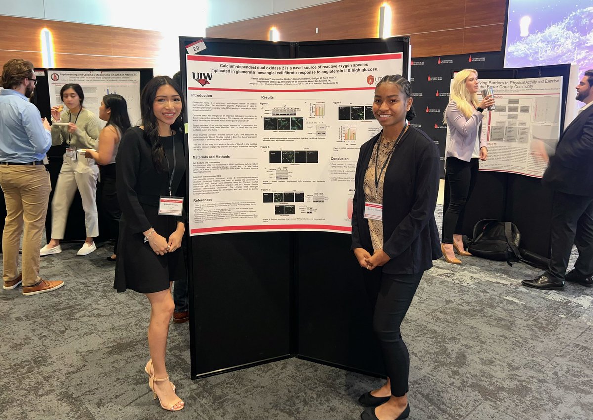 bmfphd's tweet photo. While we were in Austin my other amazing #UIWFordLab students presented at UIW Research Week. I’m so proud of all of them!! 🥼🧪🔬🧬🧫👩‍🔬🧑‍🔬 #UIWPride #undergraduateresearch @UIWBiology @UIWorgs https://t.co/5LcayPrpok