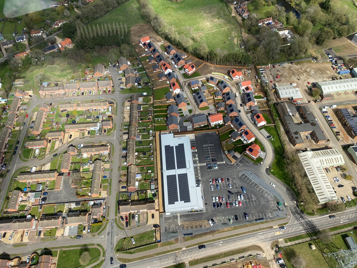 AbelHomes's tweet photo. Just 2 properties left to sell at our Rokeles Green site in #Watton #Norfolk #aerialphotography https://t.co/6rAo3Tf9gy