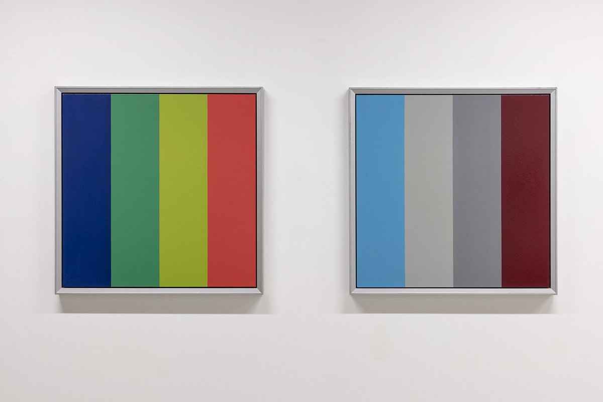 BirchCGallery's tweet photo. Charles Goldman: ECHO / Jaan Poldaas: Twelve Colour Pair, 1997 - https://t.co/8WengEVa3q https://t.co/nCwtRgp3nS