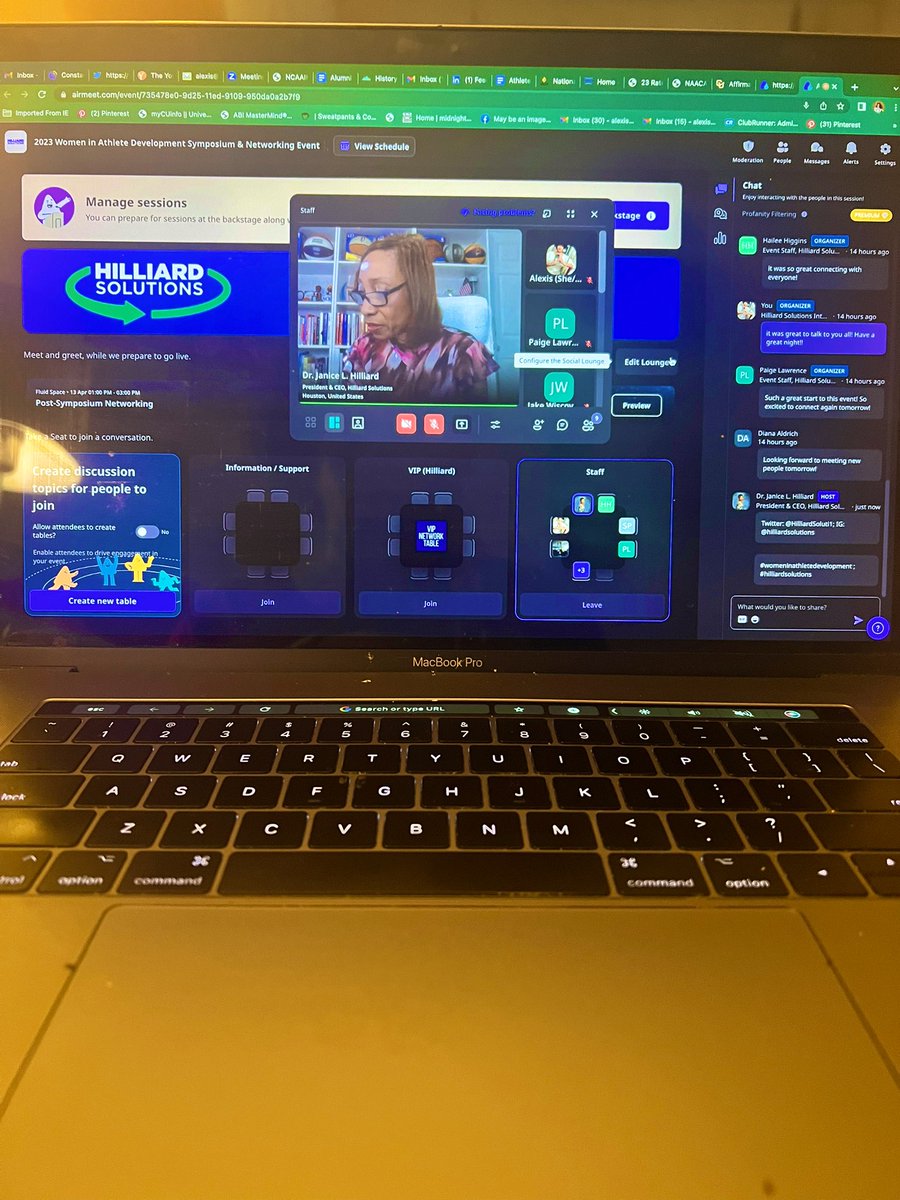 alexiseliz75's tweet photo. Day 2 of Women In Athlete Development symposium with @HilliardSoluti1 and the team! It’s been fun to catch up with friends and meet new folks! #Growth #WomenInAthleteDevelopment #HilliardSolutions https://t.co/bUlKW7OInu
