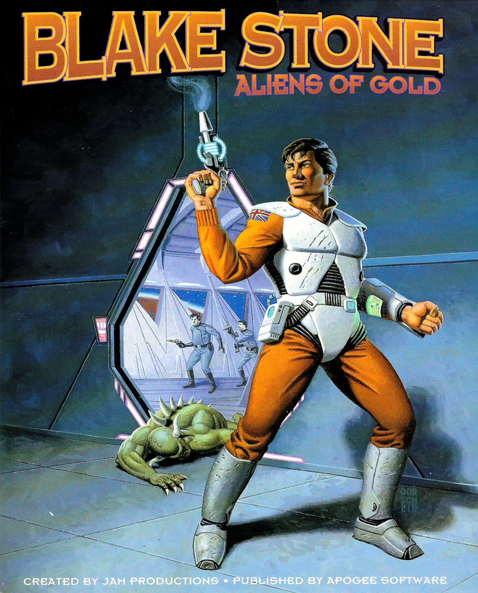 Nicozilla_FR's tweet image. Sorti qlqs jours avant #DOOM, l'oublié #BlakeStone (JAM Prod.) avait pourtant de chouettes idées pour un rip off de #Wolfenstein3D (destructions de certains murs, des PNJ scientifiques qui tentent de vous aider, une carte qui se dessine toute seule et même du backtracking).
