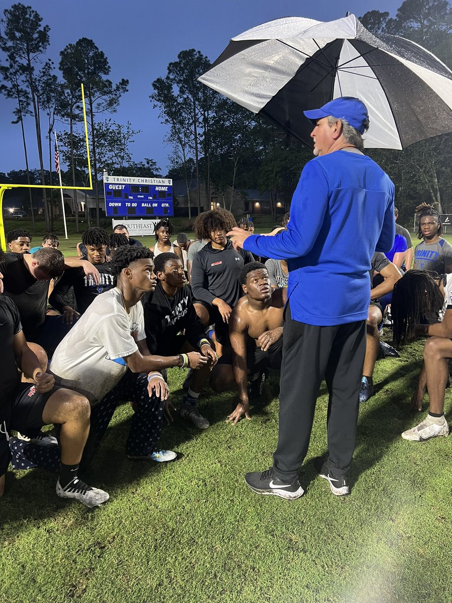 Day 1 in the books!
It was a little wet but we got better today! 
We are back at it next Thursday at 5:30am don’t be late! 

#TCFootball #GetBetterToday #NoExcuses #ForWG #ProtecttheBrand  #Teamsideline