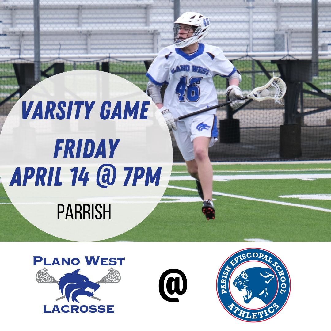 Get ready for an exciting game night! Our varsity team is set to take on Parrish Friday at 7pm. Don't miss out on the action and come cheer on our team to victory! 🙌🏼🏆🐺 🥍