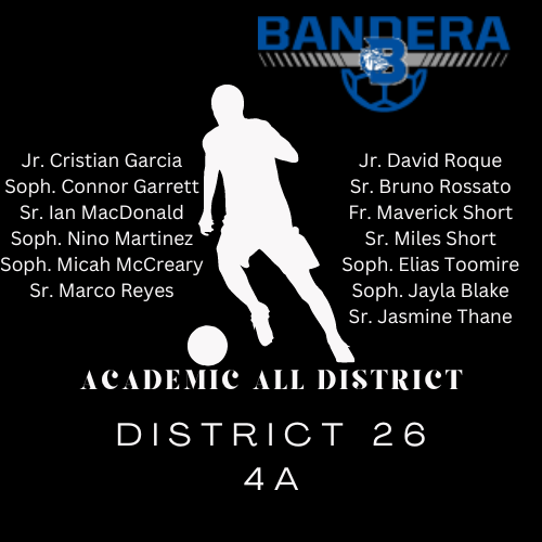 BhsBsoccer's tweet photo. Congratulations to all of the Academic All District Players for 2023 District 26 4A #WeAreOne @BHS_DogsSports https://t.co/gRqJMgOIos