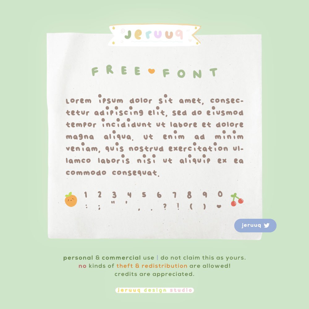 jeruuq's tweet photo. .˚🍊ᵎ┊͙  freebies alert ✧ ˚

ꕀ hai! aku mau berbagi digital stickers (png) &amp; font yang bisa dipake buat keperluan ngedit, journaling, dll. boleh digunakan buat personal maupun komersil, ya.

ꜜ 𝘭𝘪𝘯𝘬 𝘣𝘦𝘭𝘰𝘸 ˖

🗝️ ִ° ⋆  #zonaba #zonauang #font ៸៸ https://t.co/gYWHd9tvs0